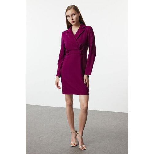 Trendyol Plum Jacket Collar Mini Woven Dress Cijene