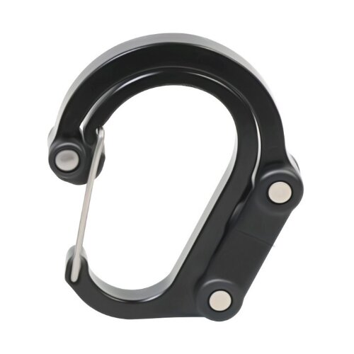 INF Visokokakovosten karabin iz aluminijeve zlitine D-Ring Black S, (21550108) Cene