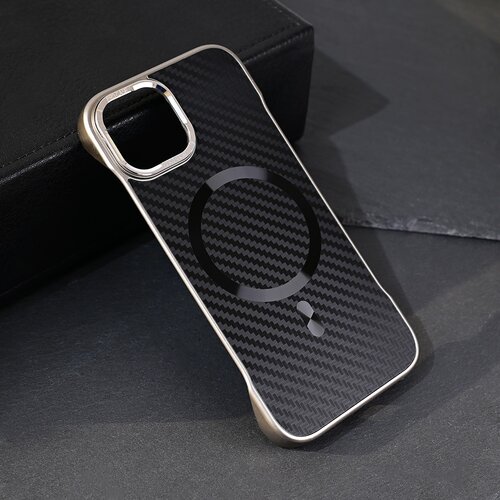  Torbica Magsafe Carbon za iPhone 13 6.1 crna Slike