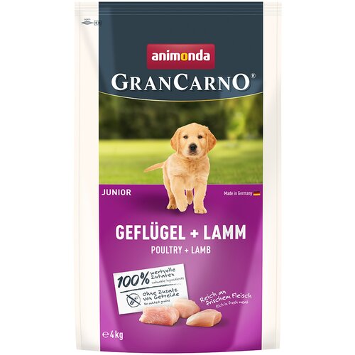 Animonda GranCarno Junior perad + janjetina - 4 kg Slike