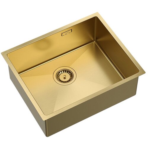 Quadron Jekleno pomivalno korito ANTHONY 60 GOLD Cene