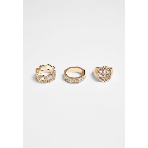 Urban Classics Rings - 3pcs - gold colors Cene