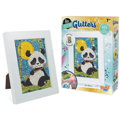BUKI kreativni set za ustvarjanje fotografije s kristalčki glitters panda Cene