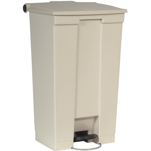 Rubbermaid Industrijsko vedro s pedalom, prostornina 87 l, s kotalnim valjem, beige barve Cene