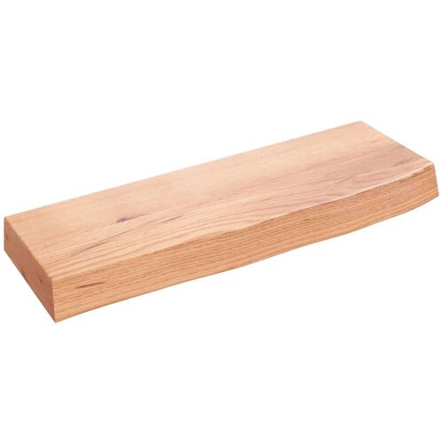  Polica svjetlosmeđa 60x20x6 cm od obrađene hrastovine Slike
