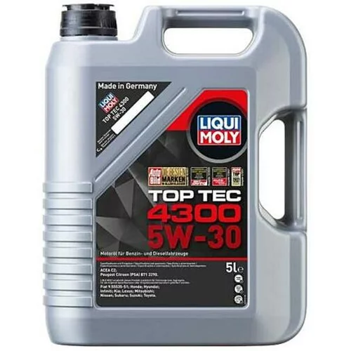 LIQUI-MOLY motorno olje Top Tec 4300 5W-30, 5L, 2324
