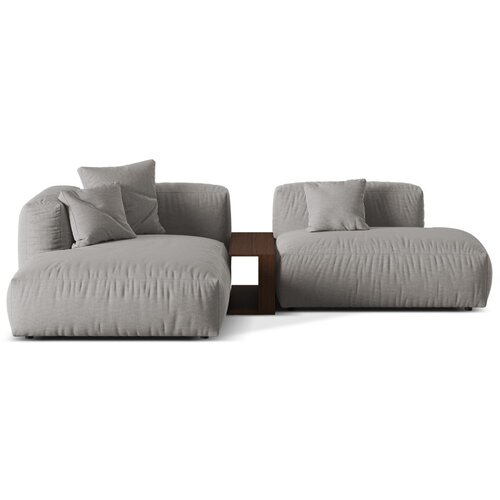 Micadoni Svijetlo siva kutna garnitura (s lijevim kutom) Martina &amp;ndash; Home Slike