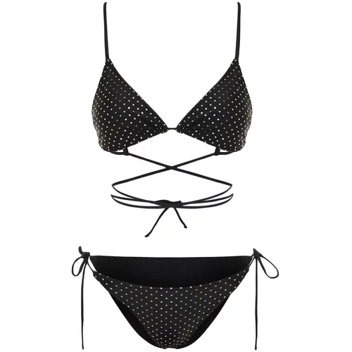 Trendyol Bikini Set - Black - Polka dot
