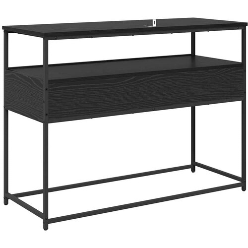  Konzolna stolica Crni hrast 100 x 40 x 75 cm Konstruirano drvo Slike