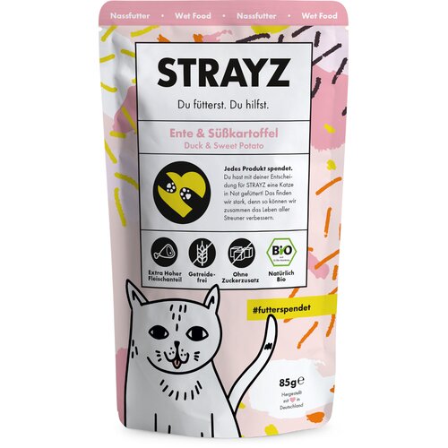  STRAYZ BIO Pouch 6 x 85 g - Bio pačetina i bio batat Cijene