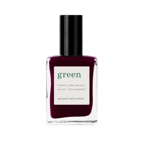 Manucurist green nail polish red & burgundy - hollyhock