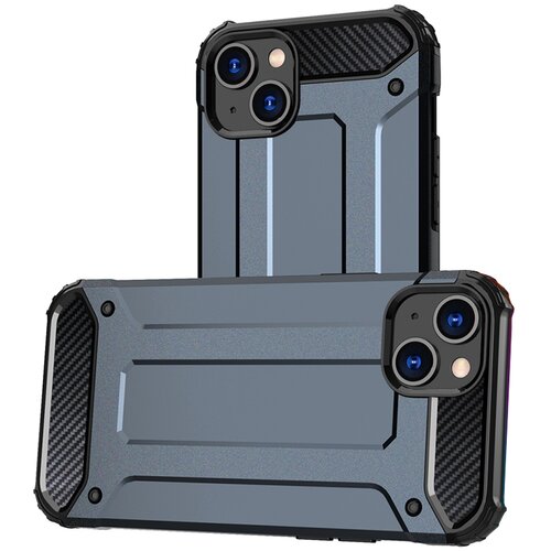 HURTEL HYBRID ARMOR ETUI CASE OBUDOWA POKROWIEC FUTERAŁ DO IPHONE 15 NIEBIESKIE, (21896713) Cene