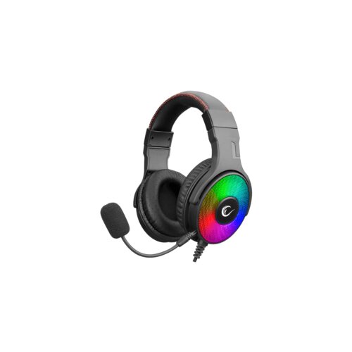  Slušalice sa mikrofonom gaming RAMPAGE R46 HOSTAGE black odvojiv mikrofon PS4/PC USB 7.1 surround RGB LED Cijene