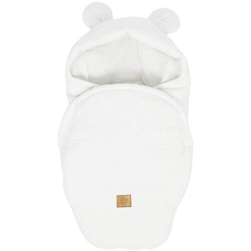 MeowBaby Bijela dječja povojnica od buklé materijala 45x80 cm - Cijene
