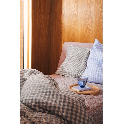 JUNA Siva/bež enojna podalj&amp;scaron;ana posteljnina iz krepa 150x210 cm B&amp;aelig;k&amp;amp;B&amp;oslash;lge &amp;ndash; Slike