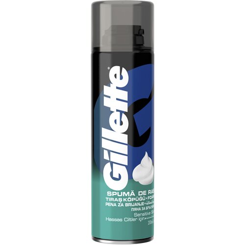 Gillette pena za brijanje sensitive gillete 200ml Slike