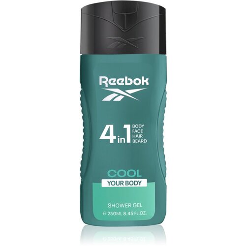 Reebok Cool Your Body osvežujoč gel za prhanje 4 v 1 za moške 250 ml Cene