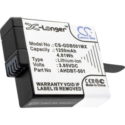 CS Cameron Sino GDB501MX akumulatorska kamera Nadome&scaron;ča originalno baterijo (kamera) 3661169\, AABAT-001\, AHDBT-501 3.85 V 1250 mAh, (20446980) Cene
