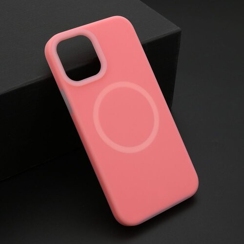 Maska pastel color magsafe za iphone 12/12 pro/ pink Slike