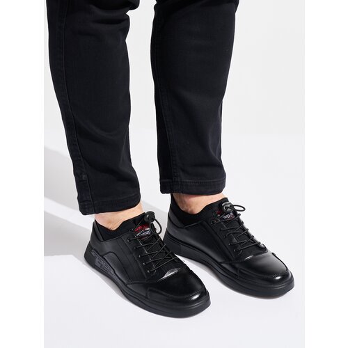 Shelvt Men's black lace-up sports shoes Cijene