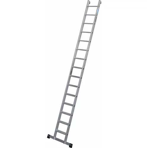 Krause Prislonska lestev za velike obremenitve, aluminijaste stopnice 80 mm, do 225 kg, 15 stopnic