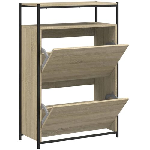  za cipele boja hrasta 75x34x112 cm konstruirano drvo Slike