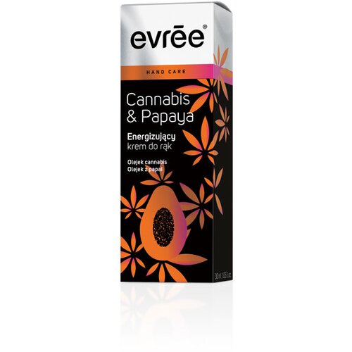 EVREE CANNABIS - Regenerativna krema za ruke sa uljem konoplje i papajom 30ml Slike