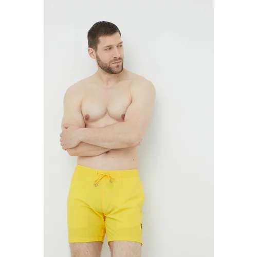 John Frank Kratke hlače za kopanje rumena barva