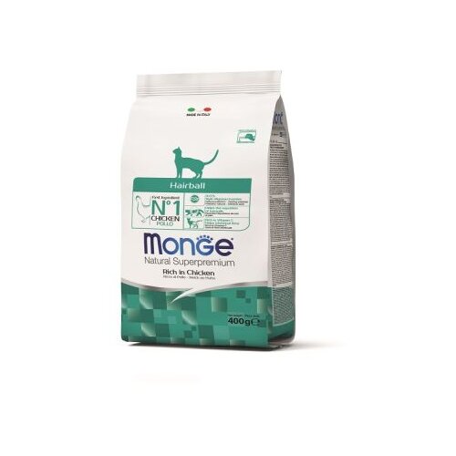 Monge cat hairball hrana za mačiće, 1-12 meseci, 400g Slike