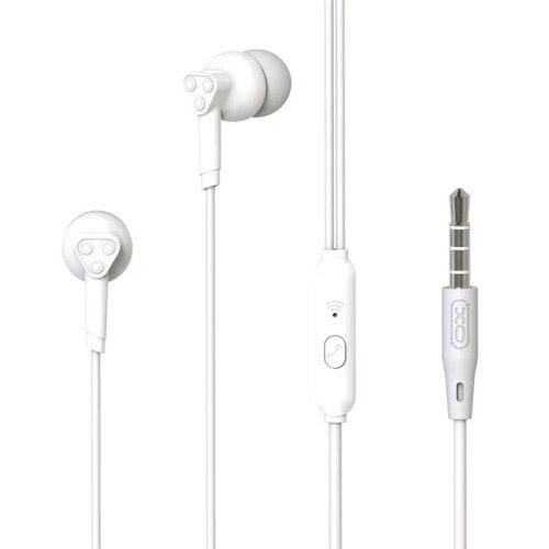 XO wired earphones EP33 jack 3,5mm white Cijene