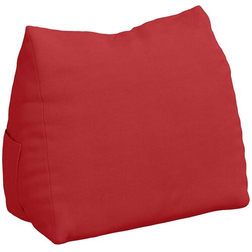 vidaXL Poglavni vzglavnik Rdeča 45 x 20 x 35 cm blago Cene