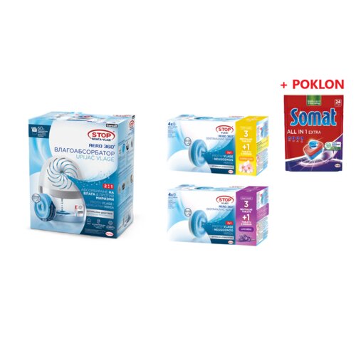 Ceresit Stop vlazi Aero 360 SET- aparat i dopuna poljsko cveće ili lavanda + POKLON Somat tablete Cene