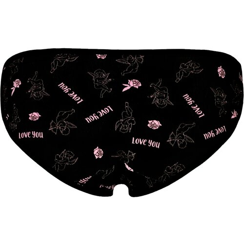 Frogies Women's panties Black Pink Rose Cene