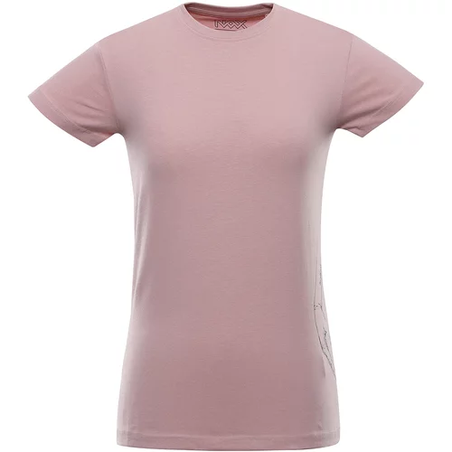 NAX Women's T-shirt ZSAFA pale mauve