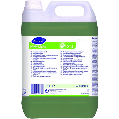 Diversey Suma Light D1.2 Sredstvo za ručno pranje posuđa, 5l Cene