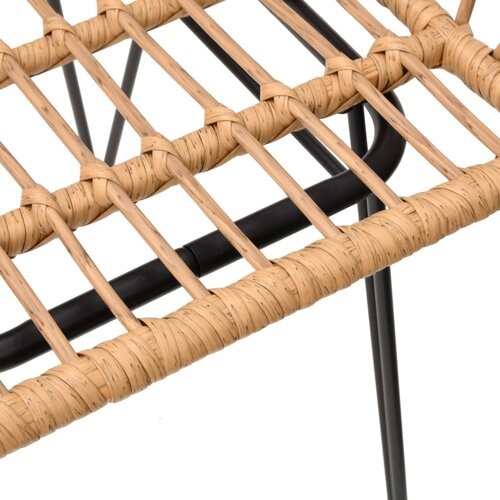  Vrtne stolice 2 kom s naslonima za ruke 56x64x80 cm PE ratan Slike