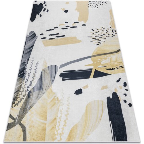 RugsX Preproge ANDRE 1220 pralna preproga Abstrakcija protizdrsna 120x170 cm Bela Cene
