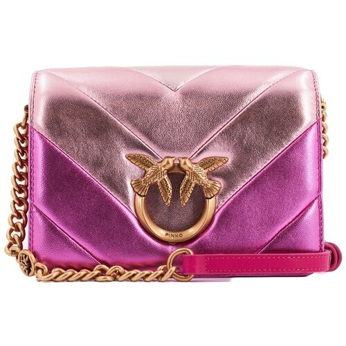 Pinko Torbe LOVE CLICK MINI Rožnata Slike
