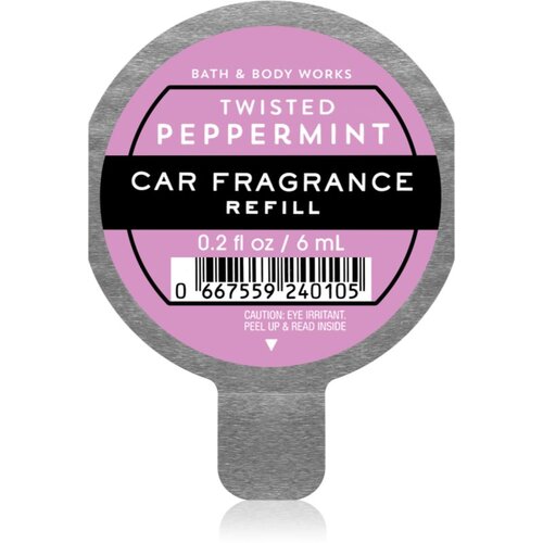 Bath & Body Works Twisted Peppermint miris za auto zamjensko punjenje 6 ml Cijene