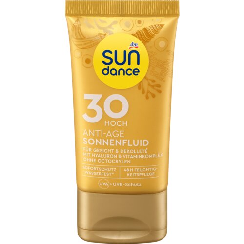 sundance ANTI-AGE fluid za zaštitu lica i dekoltea od sunca, SPF 30 50 ml Cene