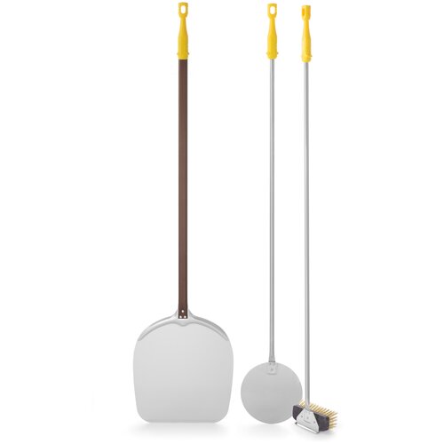 LILLY CODROIPO Set krtač za pečico aluminijasta lopata za obračanje pice Venezia 1350mm 3 kosi Hendi 617748, (21383727) Cene