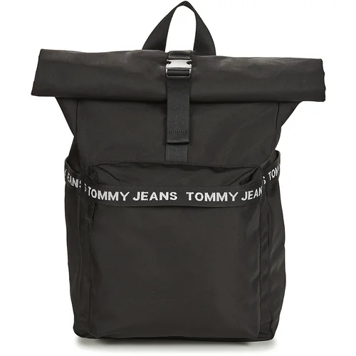 Tommy Jeans Nahrbtniki TJM ESSENTIAL ROLLTOP BP Črna