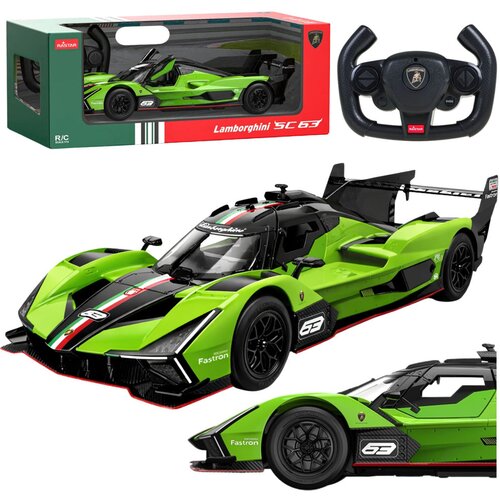  Licencirani avto na daljinsko upravljanje Lamborghini SC63 Rastar 1:14 - zeleno Cene