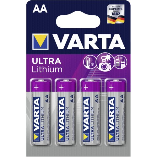 Varta Mignon baterija (AA) litijeva Professional LR06 2900 mAh 1.5 V 4 kosi, (20431021) Cene