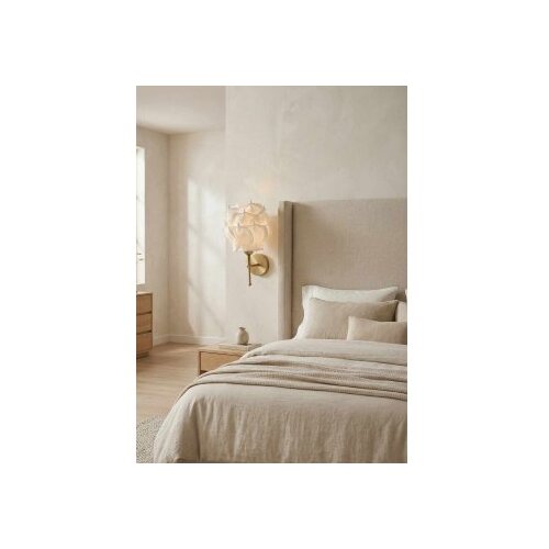 Opviq zidna lampa belo - zlatna APG0001 Slike