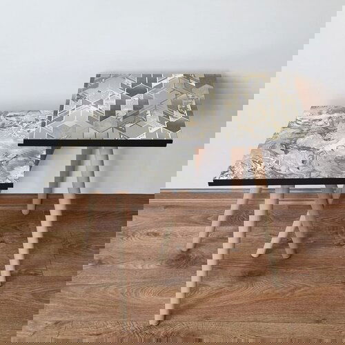 Hanah home 2Shp508 - grey greygoldbeige nesting table (2 pieces) Cene