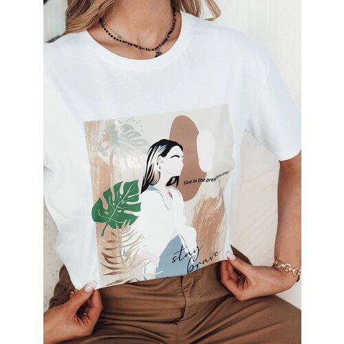 DStreet BRAVIS Women's T-Shirt White Cene