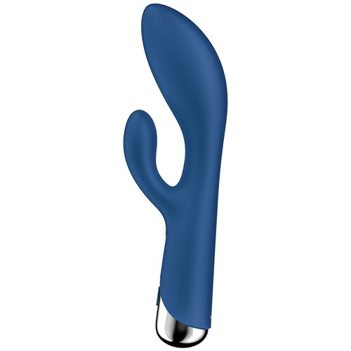 Satisfyer Vibes Spinning Rabbit 1 - vibrator s rotirajućom klitorisnom rukom (plavi) Slike