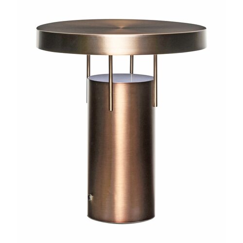 H&amp;uuml;bsch LED stolna lampa s mogućnosti zatamnjivanja u brončanoj boji s metalnim sjenilom (visina 28 cm) BringMe &amp;ndash; Slike