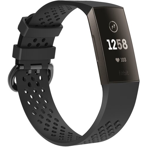 INF fitbit charge 3/4 zapestnica silikonska črna (l), (21277870) Cene